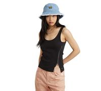 G-Star RAW Women's Tops Asymmetrical Zip u t wmn, Schwarz (dk Black D24647-D275-6484), XS