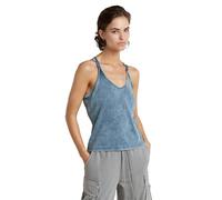 G-Star RAW Women's Tops Indigo Spaghetti Strap Tank top wmn, Blau (Sun Faded Indigo D24518-D643-B503), M