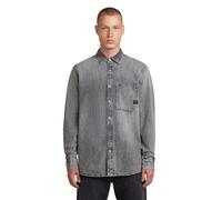 Langarmshirt G-STAR "Regular 1-Pocket Shirt", Damen, Gr. XL, sun faded oyster shell, Obermaterial: 60% Baumwolle, 40% Baumwolle, Shirts Langarmshirt (66754830-XL) sun faded oyster shell