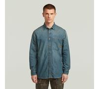 G-STAR Regular One-Pocket Shirt Hellblau M vintage gold digger D27083-D303-H117-M