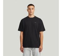 T-Shirt G-STAR "Relaxed Base T-Shirt", Herren, Gr. L, schwarz (dk schwarz), Obermaterial: 70% Baumwolle, 30% Baumwolle, Shirts T-Shirt (58645843-L) dk schwarz