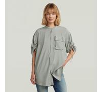 Langarmshirt G-STAR "Relaxed Hemd", Damen, Gr. XS, lt orphus, Obermaterial: 52% Viskose, 48% Viskose, Shirts Langarmshirt (82233469-XS) lt orphus