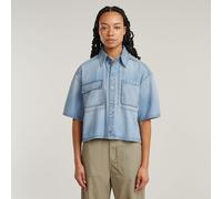 G-STAR Remix Shirt Side Slits Hellblau XS sun faded blue mist D26294-D539-G342-XS