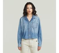 G-STAR Resort Boxy Relaxed Shirt Mittelblau L faded blue kyanite D29076-D252-H954-L