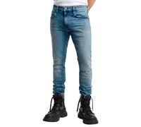 G-STAR Revend FWD Skinny Jeans Hellblau 27-30 antique faded ripped icecap D20071-D441-G722-2730