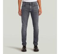 Regular-fit-Jeans G-STAR "Revend Skinny Jeans", Herren, Gr. 30, Länge 34, faded odyssey grau, Obermaterial: 94% Baumwolle, 5% Elastomultiester, 1% Elasthan, Jeans (45597306-30) faded odyssey grau