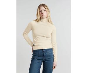 G-Star Rollkragenpullover in Creme - Größe L | Damen Pullover Cardigans
