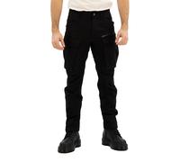 G-Star Jeans Rovic Zip 3D Tapered Regular, Größe 36, Dark Black