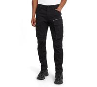 G-Star Cargohose Rovic Zip 3D Tapered – Herren 35/32 schwarz, 97% Baumwolle, 3% Elasthan