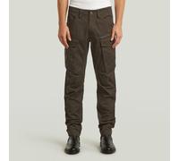 Cargohose G-STAR "Rovic Zip 3D Regular Tapered Hose", Herren, Gr. 30, Länge 32, wren, Obermaterial: 65% Polyester, 35% Baumwolle, Hosen Cargohose (57489517-30) wren