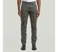 Cargohose G-STAR "Rovic Zip 3D Regular Tapered Hose", Herren, Gr. 29, Länge 30, asfalt, elephant skin, Obermaterial: 100% Baumwolle, Hosen Cargohose (33573611-29) asfalt, elephant skin