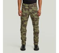 Cargohose G-STAR "Rovic Zip 3D Regular Tapered Hose", Herren, Gr. 30, Länge 32, four leaf clover cloud camo, Obermaterial: 70% Baumwolle, 30% Baumwolle, Hosen Cargohose (97749166-30) four leaf clover