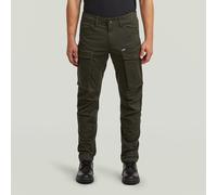 Cargohose G-STAR "Rovic Zip 3D Straight Tapered Pant", Herren, Gr. 30, Länge 34, asfalt, Obermaterial: 97% Baumwolle, 3% Elasthan, Hosen Cargohose (78715632-30) asfalt