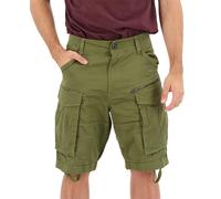 G-Star Herren Shorts Rovic Zip Loose 1/2 Relaxed 97% Baumwolle 3% Elasthan 33 Sage