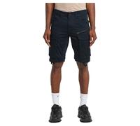 Shorts G-STAR "Bermuda-Shorts Rovic Zip Regular Short 1er Pack", Herren, Gr. 32, N-Gr, blau (dunkelblau), Obermaterial: 97% Baumwolle CO(Bio). 3% Elasthan EL., Hosen Shorts (89676415-32) dunkelblau