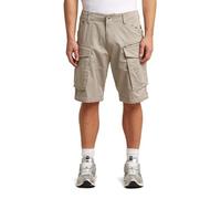 Cargohose G-STAR "Rovic Zip Relaxed Shorts", Herren, Gr. 31, elephant skin, Obermaterial: 97% Baumwolle, 3% Elasthan, Hosen Cargohose (27237002-31) elephant skin