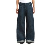 5-Pocket-Jeans G-STAR "Roxx Wide Jeans", Damen, Gr. 28, Länge 28, neo raw denim, Obermaterial: 75% Baumwolle, 25% Baumwolle, Jeans 5-Pocket-Jeans (37448402-28) neo raw denim