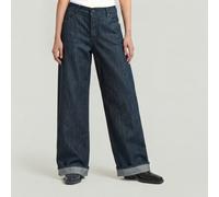 5-Pocket-Jeans G-STAR "Roxx Wide Jeans", Damen, Gr. 32, Länge 34, neo raw denim, Obermaterial: 75% Baumwolle, 25% Baumwolle, Jeans 5-Pocket-Jeans (68922650-32) neo raw denim