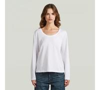 G-STAR Scoop Neck Long Sleeve T-Shirt Weiß L white D29300-336-110-L