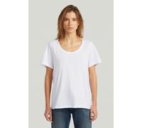 G-Star Scoop Neck T White Größe: XS | Hemden Outlet | Damen | Weiß