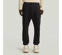 Trainingshose G-STAR "Script Sweater Pant", Herren, Gr. XXL, dk schwarz, Obermaterial: 58% Baumwolle, 42% Polyester, Hosen Trainingshose (19036432-XXL) dk schwarz