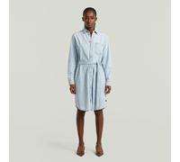 G-Star - Shirt Dress Belt l\s wmn sun faded blue mist - Gr. - XS
