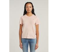 T-Shirt G-STAR "Front Seam", Damen, Gr. XL (42), liquid pink gd, Single Jersey, Obermaterial: 100% Baumwolle, casual, regular fit, Rundhals, Kurzarm, Shirts (33343424-XL) liquid pink gd
