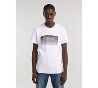 G-Star RAW Stacked Old Skool Logo T-Shirt Weiß L D25092-C812-110-L