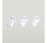 G-STAR Short Logo Socks 3er-Pack Weiß 44-47 Bright White D29414-01-1322-44-47