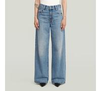 5-Pocket-Jeans G-STAR "Skater High Loose Jeans", Damen, Gr. 29, Länge 32, vintage patina blau restorot, Obermaterial: 100% Baumwolle, Jeans 5-Pocket-Jeans (54113742-29) vintage patina blau restorot