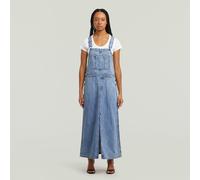 G-STAR Skater Maxi Dungaree Kleid Mittelblau XXL faded blue star D27734-D536-H550-XXL