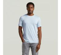 T-Shirt G-STAR "Slim Base T-Shirt", Herren, Gr. XL, baby blau, Obermaterial: 95% Baumwolle, 5% Elasthan, Shirts T-Shirt (13788263-XL) baby blau