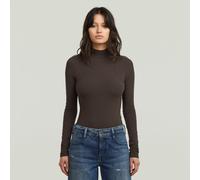 T-Shirt G-STAR "Slim Body Top", Damen, Gr. M, ganache, Obermaterial: 97% Modal, 3% Elasthan, Shirts T-Shirt (26992955-M)