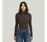 T-Shirt G-STAR "Slim Body Top", Damen, Gr. XL, ganache, Obermaterial: 97% Modal, 3% Elasthan, Shirts T-Shirt (26992955-XL) ganache