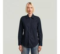 G-STAR Slim Poplin Long Sleeve Shirt Dunkelblau XL mazarine blue D27115-C271-4213-XL