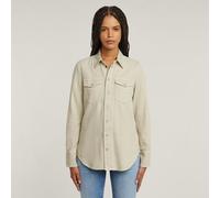 G-STAR Damen Slim Western Hemd, Grün (Green Tint gd D24343-D454-H029), XS