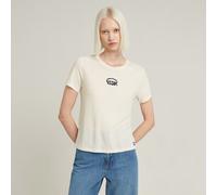 G-STAR Small Center Logo Top Weiß XL Chalk D26417-C954-127-XL