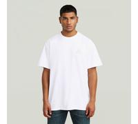 G-Star Raw Regular Fit T-Shirt mit Logo-Detail in Weiss, Größe L