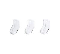 Kurzsocken G-STAR "SNOWFLAKE, 3 PACK ANKLET SOCKS", Damen, Gr. 39-42, hellweiß, Baumwollmischung, unifarben, Socken, unifarben (78680213-39) hellweiß