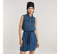 G-Star RAW Women's Dresses Soft Cargo Dress wmn, Blau (Faded Whirlpool D24872-D548-G645), M