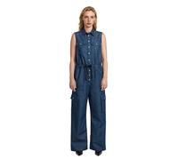 Jumpsuit G-STAR "Soft Utility Jumpsuit", Damen, Gr. L, Normalgrößen, rinsed, Obermaterial: 82% Baumwolle, 18% Polyester, Overalls Jumpsuit (48425367-L) rinsed