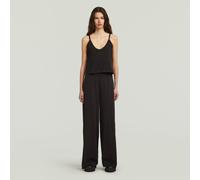 G-STAR Spaghetti Strap Loose Jumpsuit Schwarz XL dark black D27874-D609-6484-XL