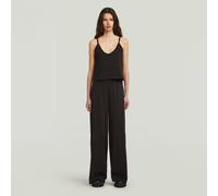 G-STAR Spaghetti Strap Loose Jumpsuit Schwarz XS dark black D27874-D609-6484-XS