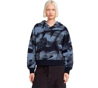 Longpullover G-STAR "Sprayed Letters Loose Hooded Sweatshirt", Damen, Gr. XS, osaka blau sprayed letters, Obermaterial: 100% Baumwolle, Pullover Longpullover (62445215-XS) osaka blau sprayed letters