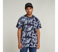 G-star Sprayed Letters Loose Kurzarm-t-shirt (Herstellerartikelnummer: D26290-C338-H317-M)