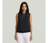 G-STAR Stand-Up Collar Sleeveless Top Schwarz L dark black D24453-D724-6484-L