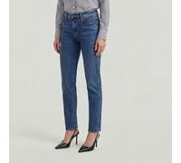 5-Pocket-Jeans G-STAR "Strace Straight Jeans", Damen, Gr. 23, Länge 28, antique faded orinoco blau, Obermaterial: 2% Elasthan, Jeans 5-Pocket-Jeans (94524920-23) antique faded orinoco blau