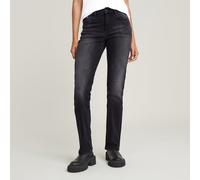 G-Star Jeans Strace Straight Fit 5-Pocket worn in Black Moon Damen Größe 26/Länge 28