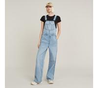 G-STAR RAW Damen Straight Leg Latzhose , Blau (sun faded cloudburst D24398-D536-G339), XXS