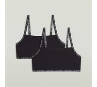 G-STAR Strappy Bralette 2er-Pack Schwarz M black D29474-01-990-M